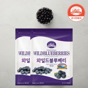 냉동 와일드 블루베리 캐나다산 베리필드 1kg, 2개