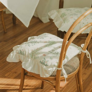 모로코 순면 프릴 방석커버 (40x40) -3컬러