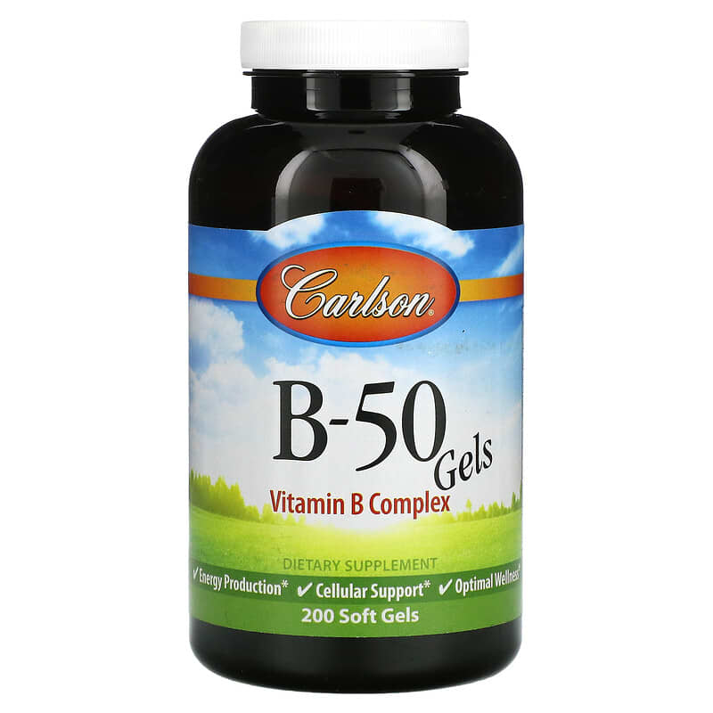 Carlson <b>B50 젤</b> 비타민 B 복합체 소프트젤 200정