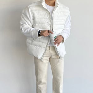 남자니트패딩 웰론경량패딩