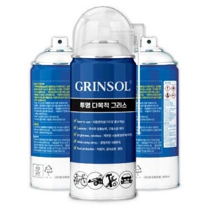 그린솔 윤활그리스 투명 다목적 그리스 투명스프레이