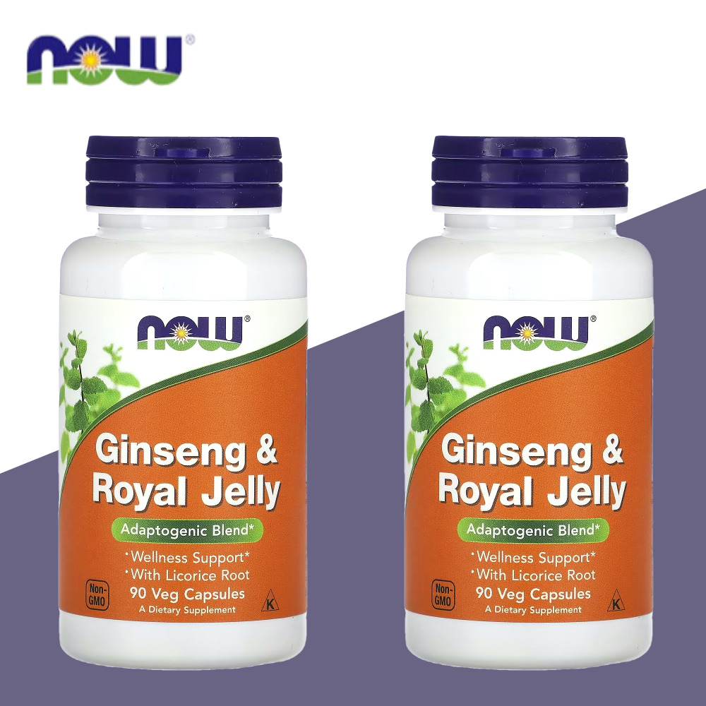 나우푸드 NOW <b>진생</b> <b>Ginseng</b> 로얄 <b>로열 젤리</b> <b>제리</b> 90캡슐 2개