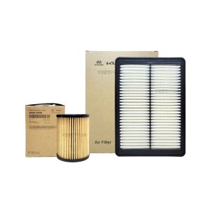 k7프리미어 2.5가솔린 순정 엔진오일필터+에어필터[2S-C1100]