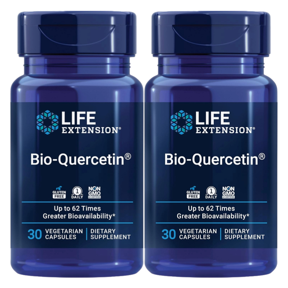 [1+1]라이프익스텐션 bio 퀘르세틴 심장건강 30정(2팩)