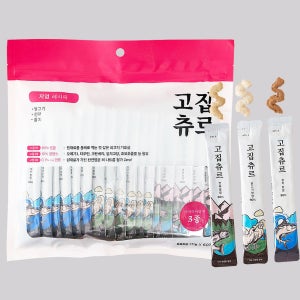 (버라이어티팩) 고집츄르 저염레시피 닭고기+연어+참치, 11g, 60개