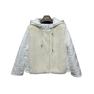 [블프]까나쥬 후디드 밍크 패딩 자켓 SA06J