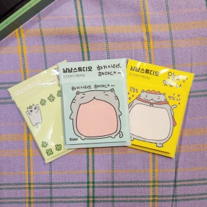 [냠냠스튜디오] 점착식메모지 40매 (3TYPE)