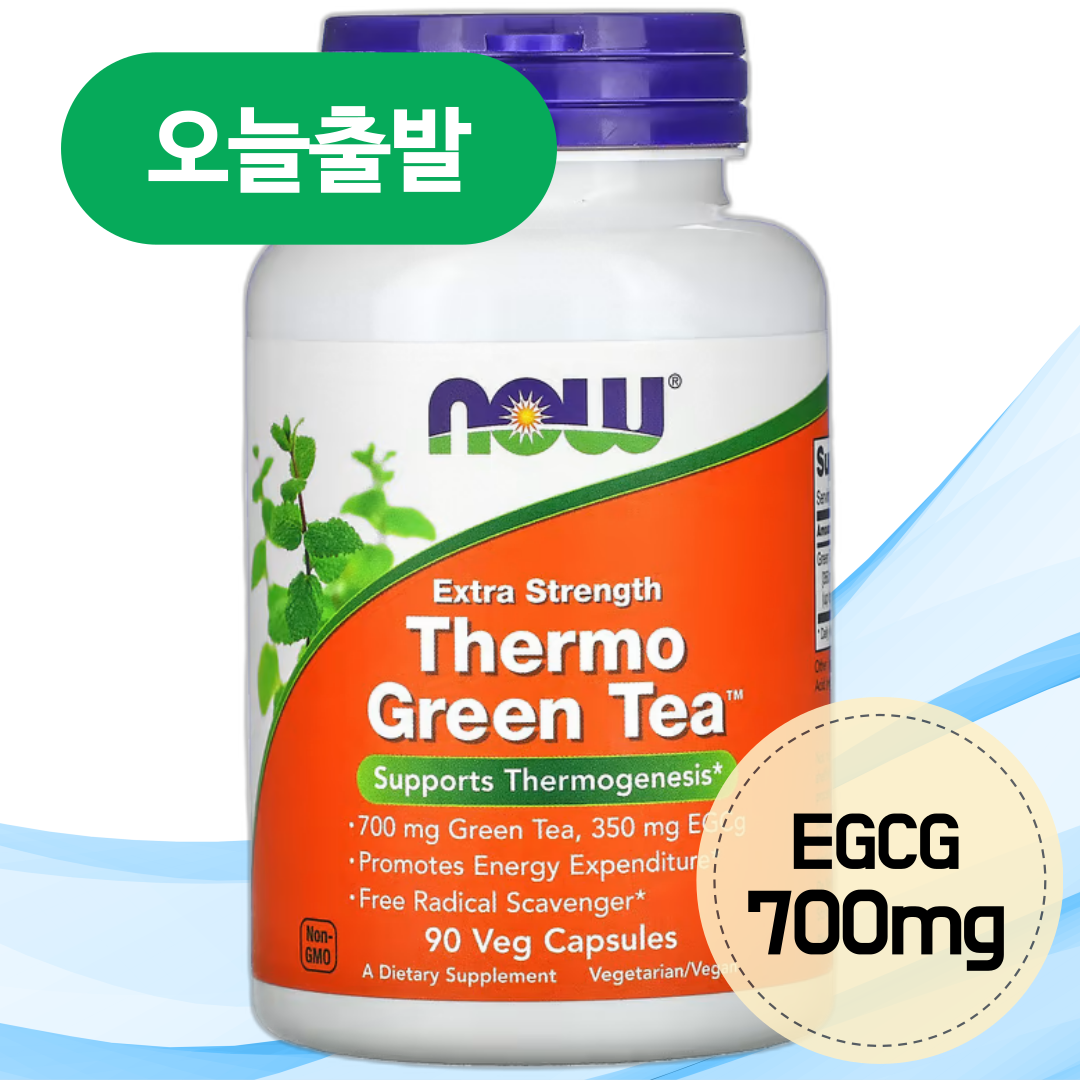 EGCg 700 고함량 카테킨 <b>녹차추출물</b> 써모그린티 NOW Thermo Green Tea