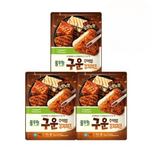 엄마손맛 구운주먹밥 김치치즈 500g(5개입) 3봉 풀무원