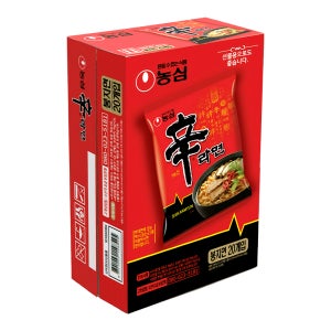 신라면 선물용 박스 20입