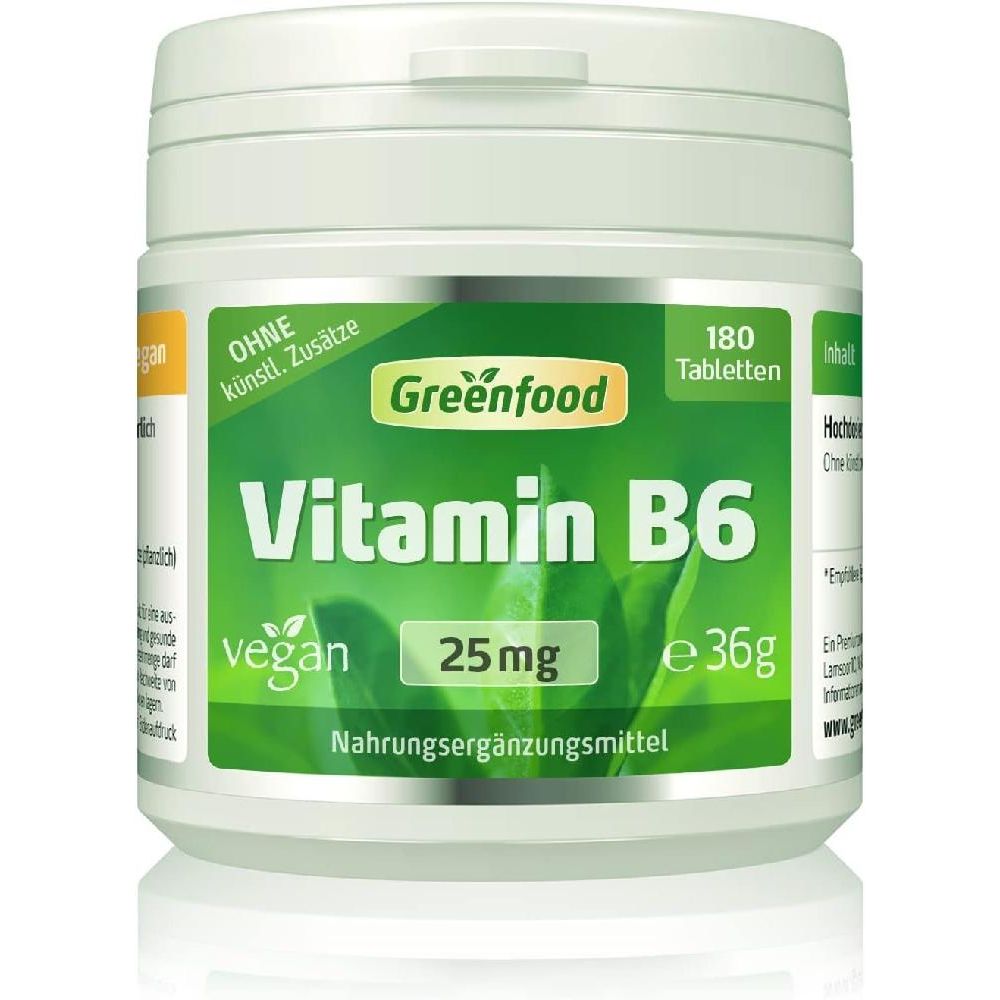 <b>그린푸드 비타민 B6</b> 25mg 180정