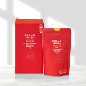 체지방분해 뱃살제거 쾌변음료 클린24시간 레드박스 1세트 [100ml x 5포]