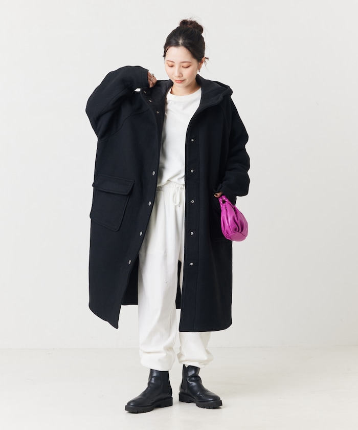 FREAK’S STORE 프릭스스토어 더블 페이스 후드 코트 (4컬러) 23FW