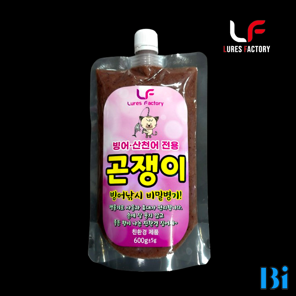 LF빙어곤쟁이 600g 짜서쓰는 튜브형 빙어낚시 집어제 상온보관