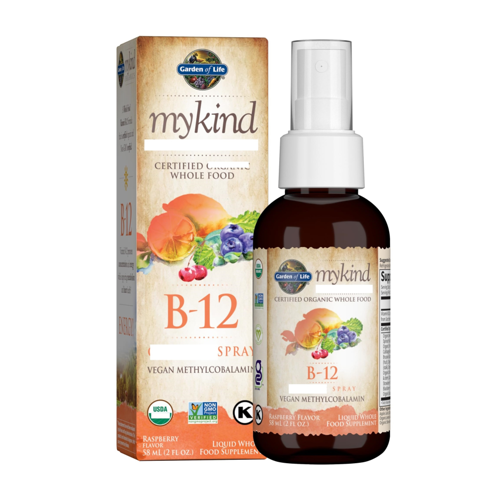 <b>가든오브라이프</b> 마이카인드 <b>비타민B12</b>스프레이 라즈베리 58ml