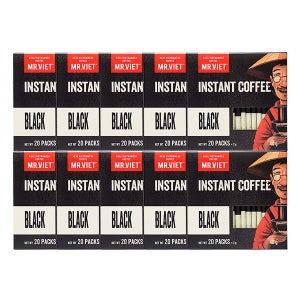 미스터비엣 베트남 블랙 코코넛 카푸치노 연유 커피믹스 인스턴트커피 40g, 10개