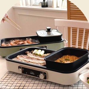 반반 미니 전기그릴 멀티 전기불판