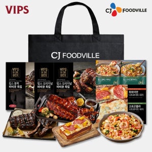 빕스 버라이어티 선물세트 2호(오리지널폭립 2개+블랙폭립 1개+피자 2종+볶음밥 2종)
