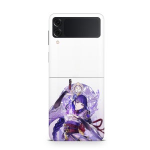 갤럭시 Z플립4 원신 케이스 라이덴쇼군 1번