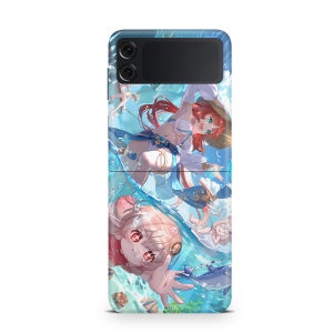 갤럭시 Z플립4 원신 케이스 라이덴쇼군 클레 1번