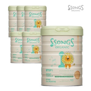 쏭스오가닉 베이비 골든라벨 1단계 750g 6캔