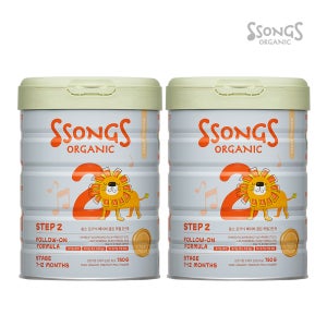 쏭스오가닉 베이비 골든라벨 2단계 750g 2캔