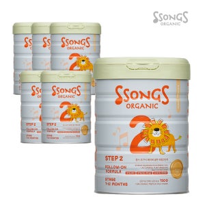 쏭스오가닉 베이비 골든라벨 2단계 750g 6캔