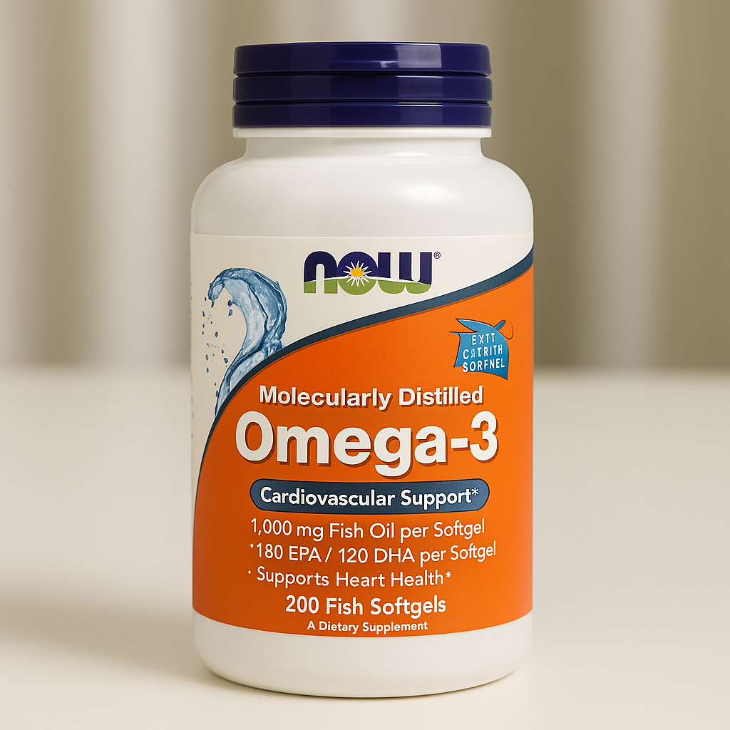 나우푸드 <b>오메가</b>3 1000mg NOW <b>Omega-3</b> 200정