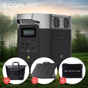 에코플로우 델타2 인산철 파워뱅크 태양광160W 패키지 캠핑 차박 배터리 보조배터리
