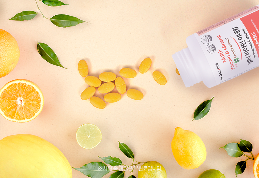 <b>닥터닥터스</b> 멀티비타민 미네랄 2개월분 4세대 활성형 엽산 5-MTHF 고함량 비타민B군