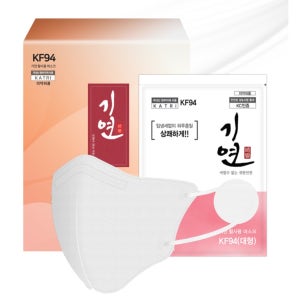 기연 KF94 마스크 새부리형 100매 국산 보건용 대형