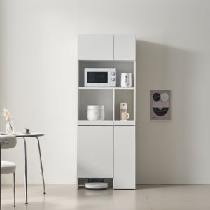 오브제 월플렉스 시스템 주방수납장 (깊이415) 800멀티로봇수납장 냉장고장 홈카페장