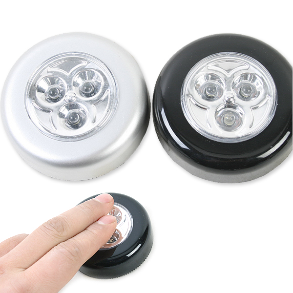 LED 원터치램프 3구터치등