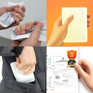 붙이는 핫팩 흔드는 손난로 4종 발 발바닥 방석 신발 깔창 배 옷 몸에 부치는 하팩