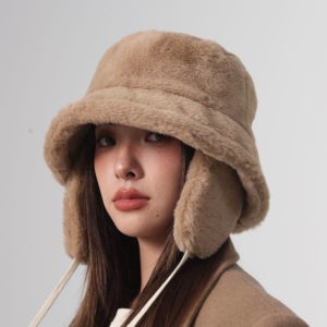 귀달이 겨울 털모자 턱끈 방한 귀도리 귀마개 벙거지 버킷햇