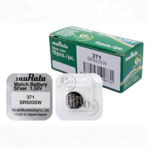 무라타 371 SR920SW 1개 시계 건전지 배터리 1.55V
