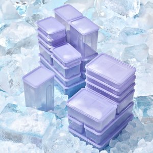 [대용량구성] 땡스소윤 냉동실용기 냉장고정리 냉동밥 보관 소분 밀폐용기 모음