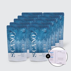 에이치엘커피 S CANO 에스카노 에너지커피 10개입 + 스트링 파우치 아르기닌 활력음료