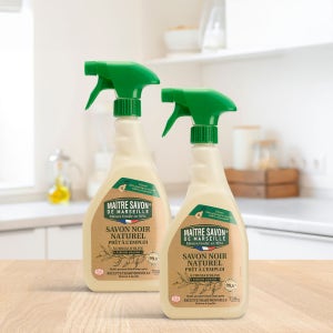 매터사봉 사봉느와르 올리브 천연 주방 욕실 다목적 세정제 750ml, 2개