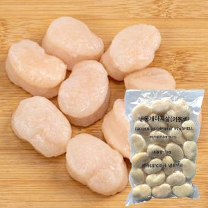 키조개 관자 21/25 자연산 통관자 업소용 냉동 개아지살 조개살 구이 1kg, 1개