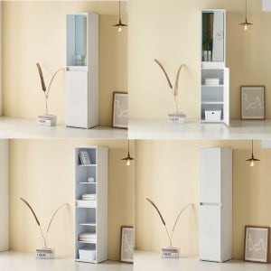 벽사이 틈 숨겨진공간 추가 물건 옷 정리정돈 틈새 40cm 수납장