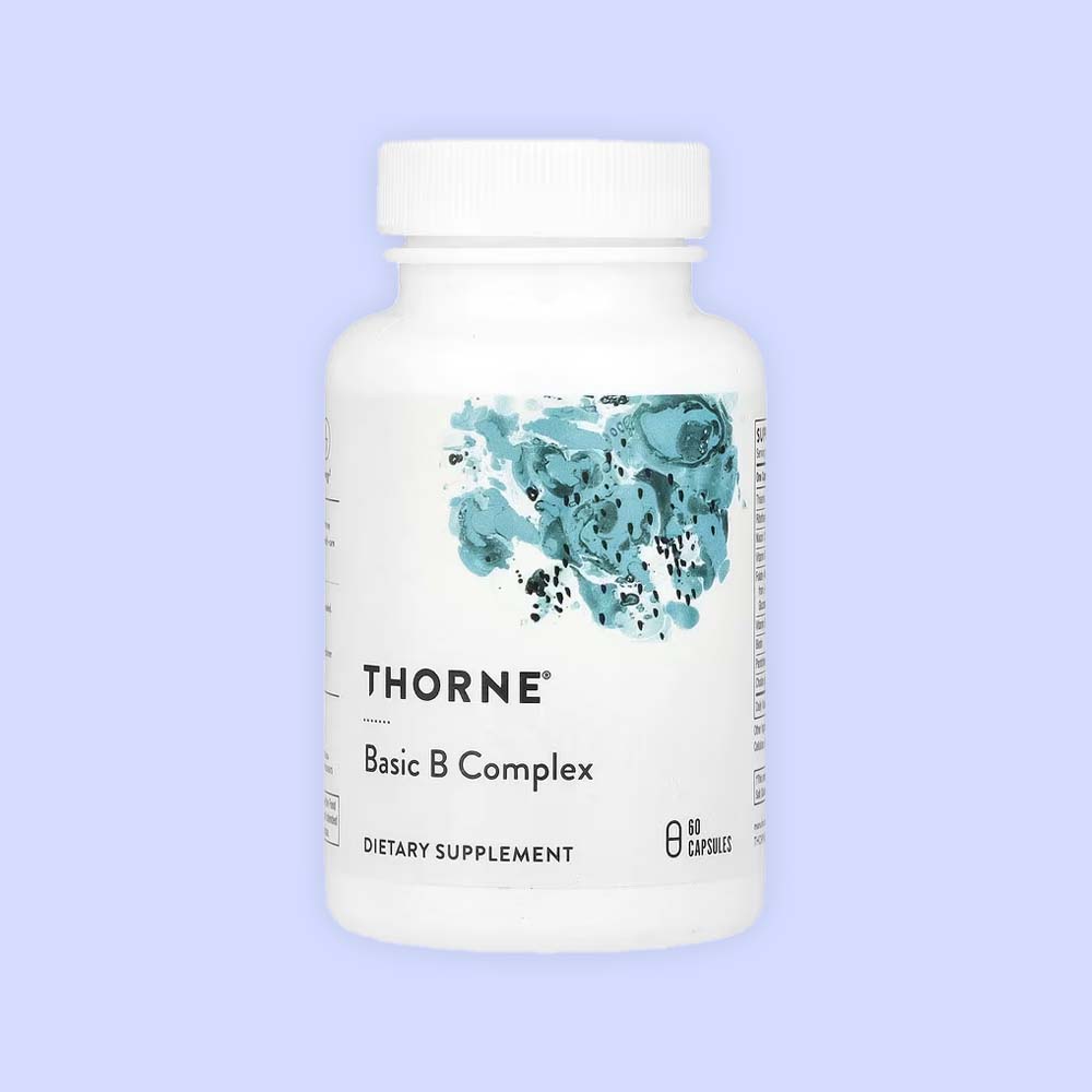 쏜리서치 비타민<b>B 컴플렉스</b> <b>베이직 비</b>타민B 60캡슐, 1개