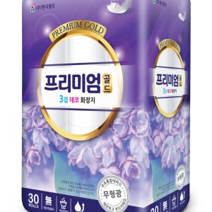 프리미엄골드3겹데코30M 30m, 30롤, 1팩