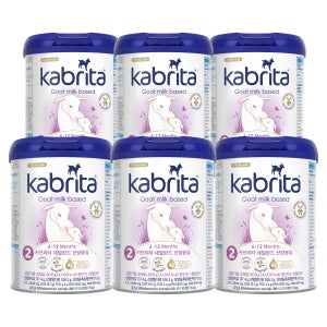 [오늘배송] A2 산양분유 카브리타 2단계 (6-12개월) 800g, 6개