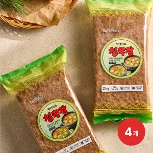 아리랑 대용량 항아리표 청국장 2kg 4개 식당용 업소용
