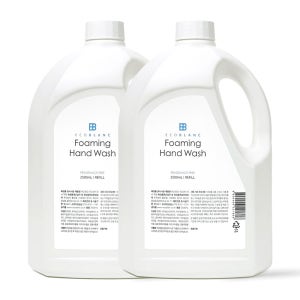 에코블랑 손세정제 2.5리터 2개 대용량 리필 핸드워시 거품손세정제 무향