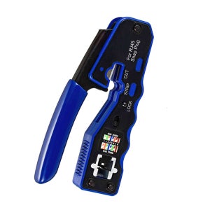 utp 케이블 8P8C EA-8845 관통형 랜툴 RJ45 랜선 압착기