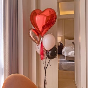해피벌룬데이 헬륨 하트 호일 다발 생일 기념일 남자친구 여자친구 서울