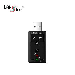 [LANSTAR] 랜스타 USB 사운드 카드 7.1채널 LS-USOUND-7.1