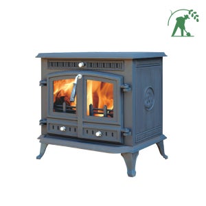 실내 고급형 화목난로 JA032 가정용 철판 주물난로 벽난로 나무 난방 불멍